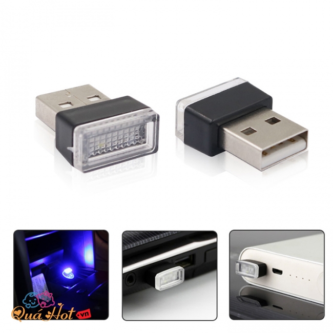 Đèn Led Mini Với Đầu Cắm USB Dành Cho Xe Hơi