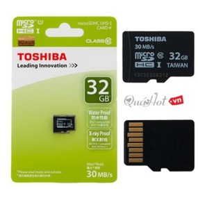 Thẻ Nhớ Micro SD 32G TOSHIBA CLASS 10 32GB 30MB/s BOX