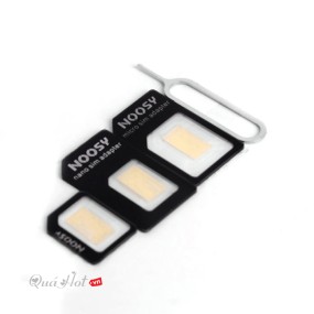 Bộ Chuyển Đổi Sim Nano + Tai Nghe iPhone Lưới Xanh + Cây Lấy Sim