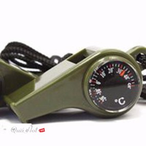 Còi Cứu Sinh Có La Bàn Và Nhiệt Kế
