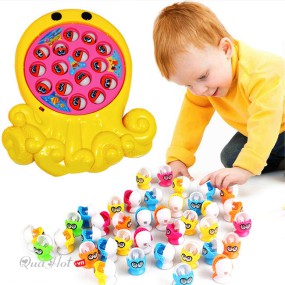 Bộ Trò Chơi Câu Cá Đập Chuột 2 Trong 1 Phát Nhạc Vui Nhộn Cho Bé