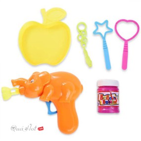 Combo 2 Bộ Đồ Chơi Thổi Bong Bóng Xà Phòng Cho Bé