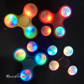 Đồ Chơi Giải Tỏa Căng Thẳng Spinner Fidget Led 7 Mầu 2 Chế Độ