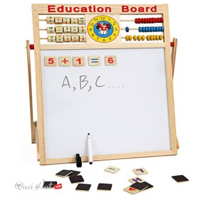 Bảng Học Chữ Và Số Bằng Gỗ Cho Bé Yêu