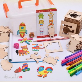 Bộ Khung Vẽ Và Tô Màu Cho Bé