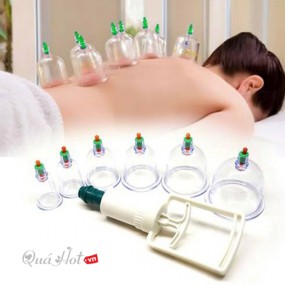 Bộ 6 Ly Giác Hơi Không Dùng Lửa An Toàn