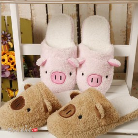 Dép Bông Đi Trong Nhà (Hình heo)