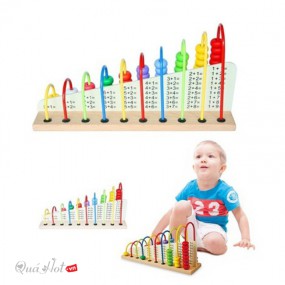 Bộ Đồ Chơi Bàn Tính Cầu Vồng Cho Bé