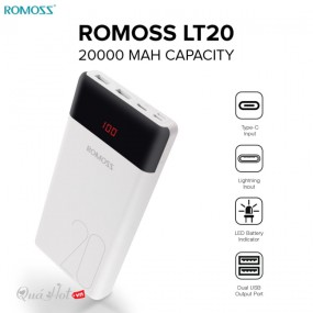 Pin Sạc Dự Phòng Romoss LT20 20.000mah