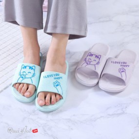 Dép Nhựa Mang Trong Nhà Hình Mèo