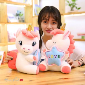 Thú Bông Ngựa Unicorn Love