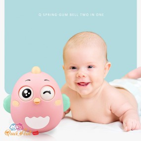 Lật Đật Đồ Chơi Trẻ Em Sơ Sinh 3-12 Tháng Hình Con Gà