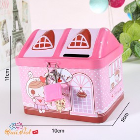 Két Sắt Mini Hình Ngôi Nhà Cho Bé