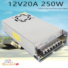 Nguồn Tổ Ong (Nguồn Tổng) 12V - 20A Có Quạt