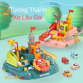 Đồ Chơi Tường Thành Xe Lâu Đài Cho Bé