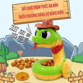 Đồ Chơi Trộm Thức Ăn Rắn Đuôi Chuông Đáng Sợ