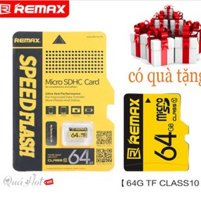 Thẻ Nhớ MicroSD Remax 64GB Class 10 Box