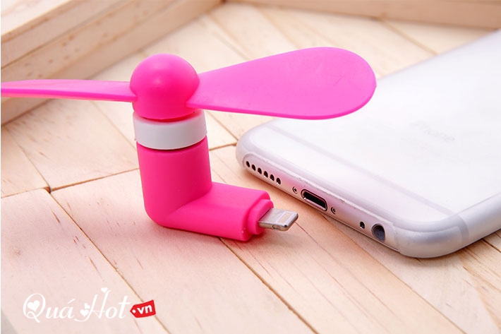 Quạt Mini Silicon Gắn Iphone, Ipad, Ipod Cực Mát