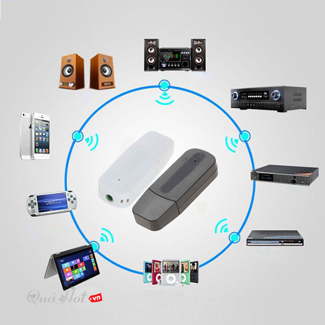 USB Bluetooth DMZmusic - MZ-301 (Trắng & Đen)