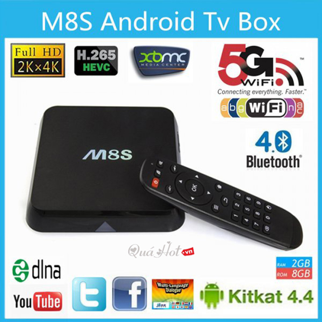 Android TV Box M8S - Amlogic S812 Ram 2GB