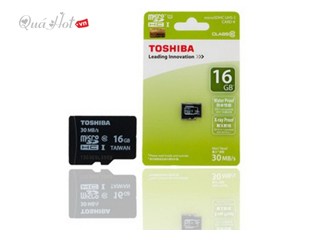 Thẻ Nhớ 16GB 30MB/s BOX Chính Hãng Toshiba