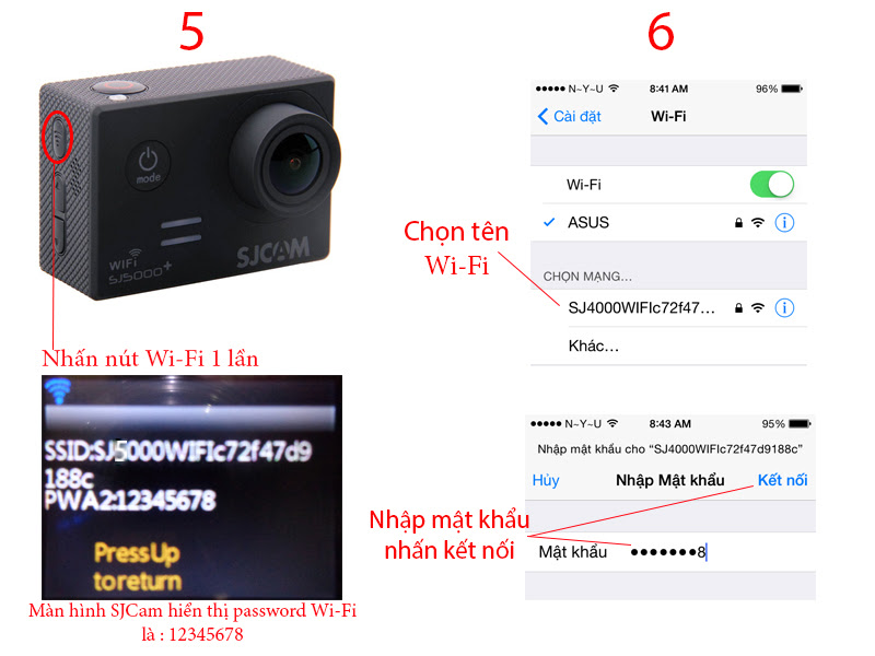 Camera Hành Trình SJ5000 Wi-Fi 14MP Chống Nước Full HD 1080P