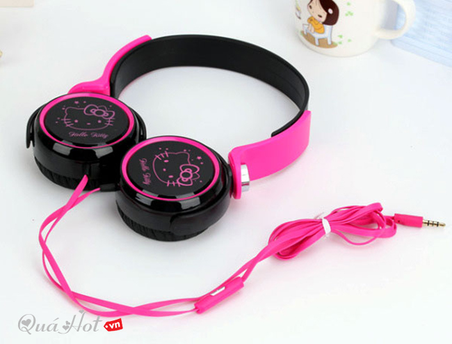 Tai Nghe Hello Kitty KT30 - Mầu Đen