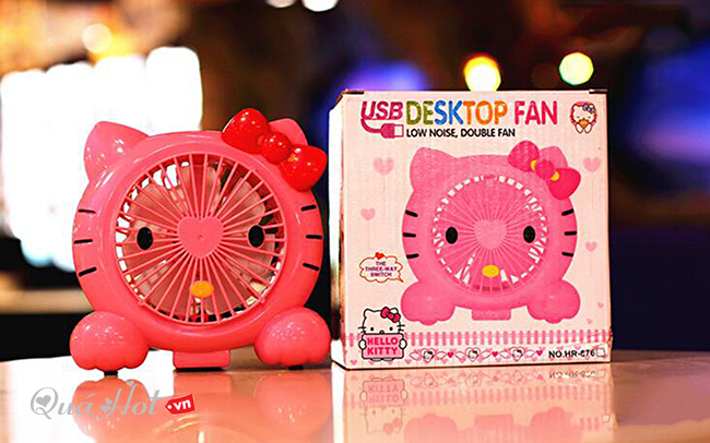 Quạt USB Hello Kitty Mini Fan SL 158 Văn Phòng