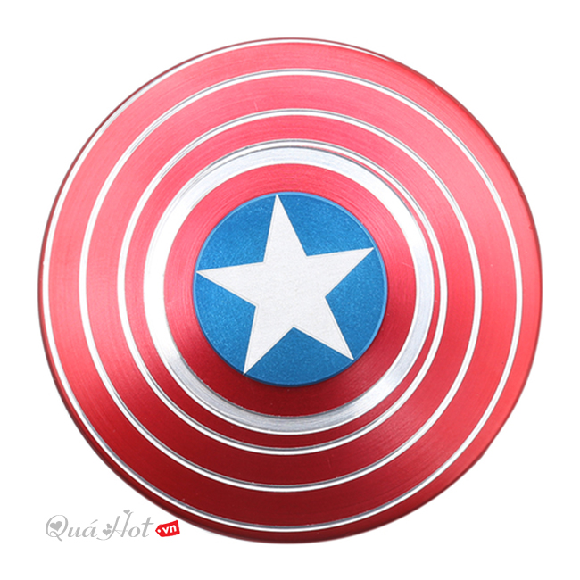 Đồ Chơi Giải Tỏa Căng Thẳng Spinner Captain America Quay Hơn 3 Phút