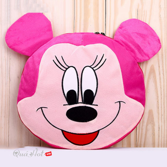 Bộ Chăn Gối 2 In 1 Mềm Mại Cute - Mẫu Mickey