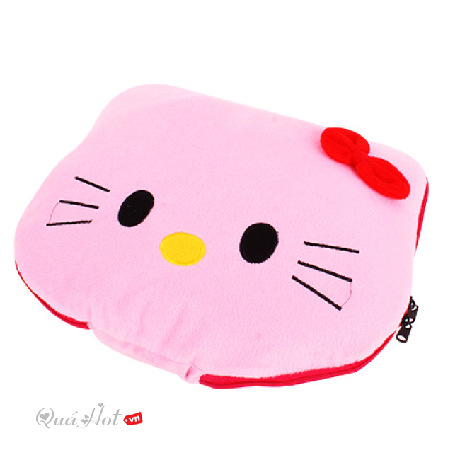 Bộ Chăn Gối 2 In 1 Mềm Mại Cute - Mẫu Kitty