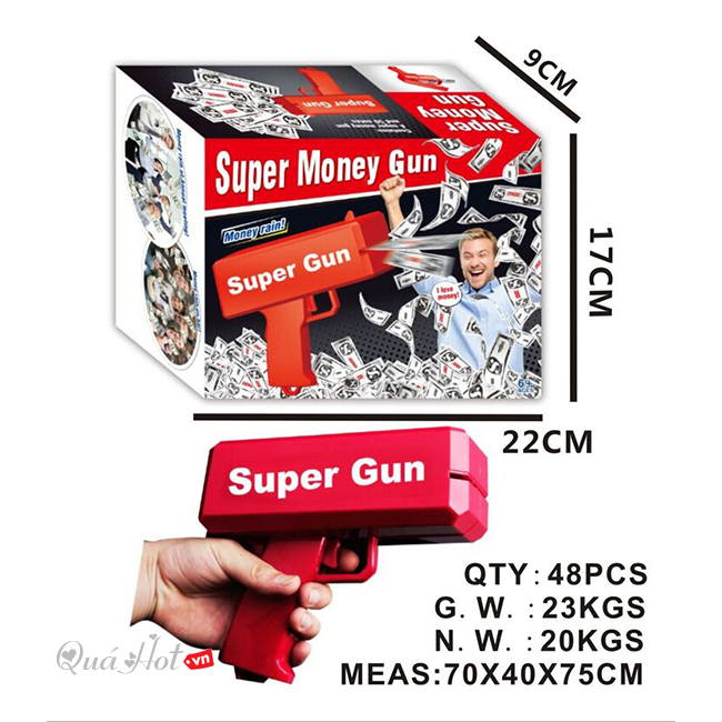 Máy Bắn Tiền Supreme Cash Cannon Money Gun