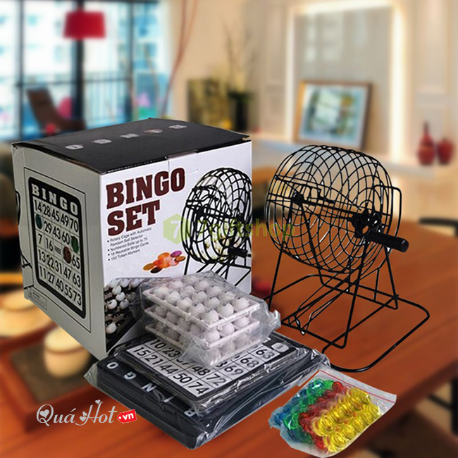 Bộ Đồ Chơi Lồng Quay Lô Tô Bingo Set