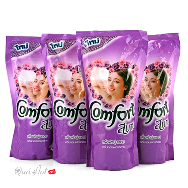 Combo 4 Bịch Nước Xả Vải Comfort Thái Lan (600ml)