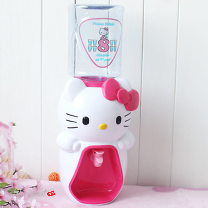 Bình Nước Hello Kitty 2 Lít - Hồng Đậm