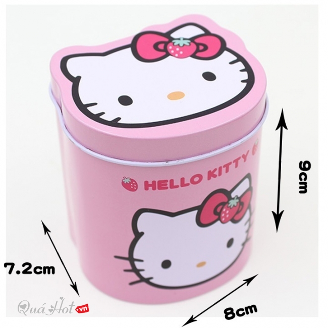 Hộp Hello Kitty 40 Dây Buộc Tóc Cho Bé