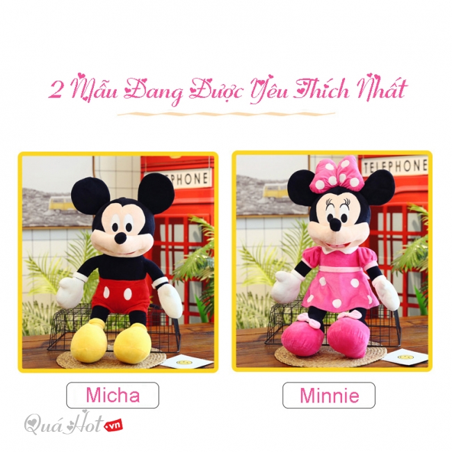 Gấu Bông Chuột Mickey Mouse