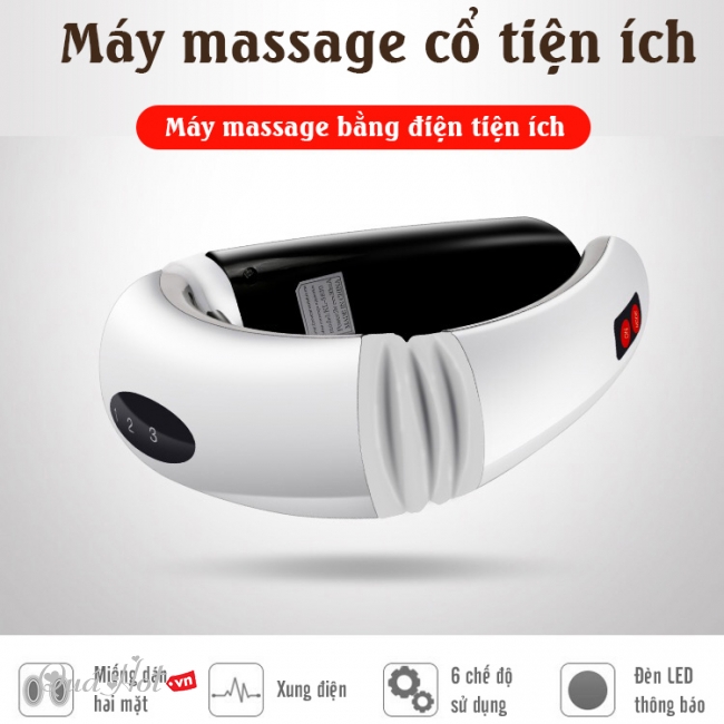 Máy Massage Cổ 3D Xung Điện Thông Minh