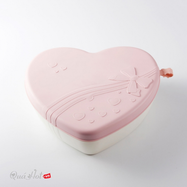 Hộp Mứt Trái Tim Hồng
