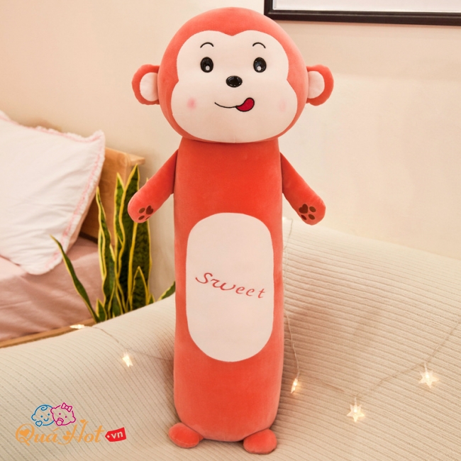 Gối Ôm Hình Thú Sweet Cho Bé - Khỉ Nâu