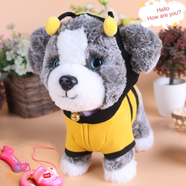 Mẫu Tai Dài Xám - Áo Chú Ong Chăm Chỉ