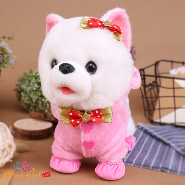 Mẫu Tai Ngắn Trắng - Áo Bé Bi Hồng