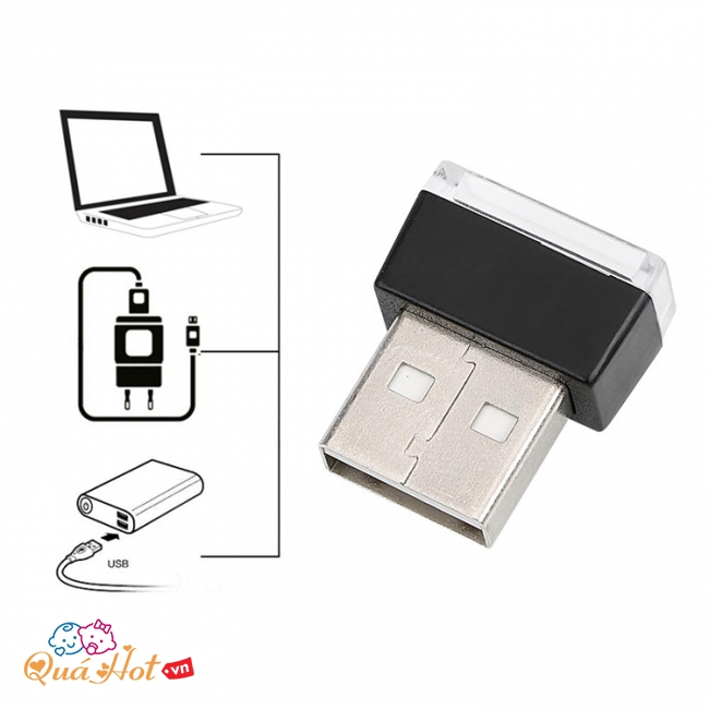Đèn Led Mini Với Đầu Cắm USB Dành Cho Xe Hơi