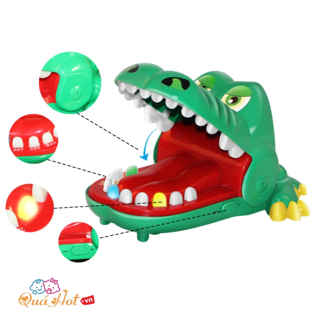 Khám Răng Cá Sấu Madness Crocodile Siêu Lớn