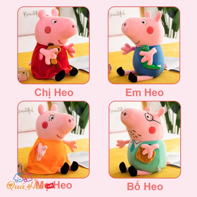 Thú Bông Heo Peppa Pig Dễ Thương Lớn