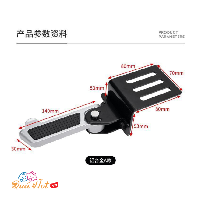 Gác Chân Trước Xe Máy & Xe Điện F8